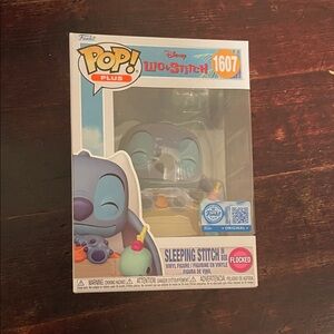Funko Pop Plus Sleeping Stitch Flocked Figure